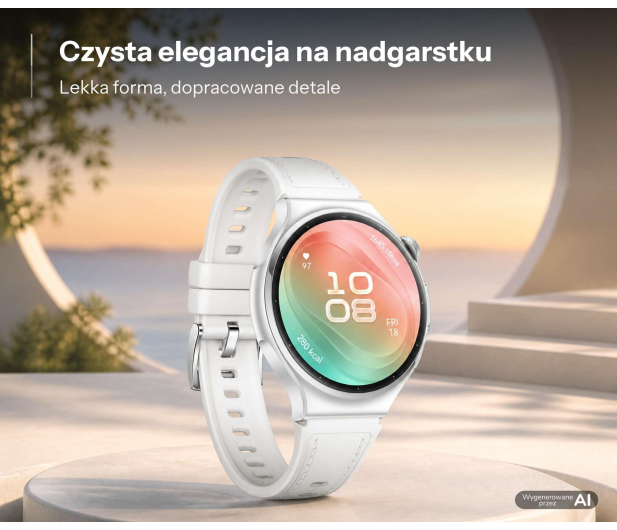 Huawei Watch 6 Classic biały 42mm - 1603528 - zdjęcie 10